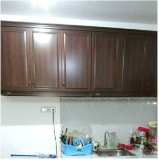 RAK PIRING LEMARI GANTUNG DAPUR KITCHENSET ATAS 6 PINTU COLOMBIA